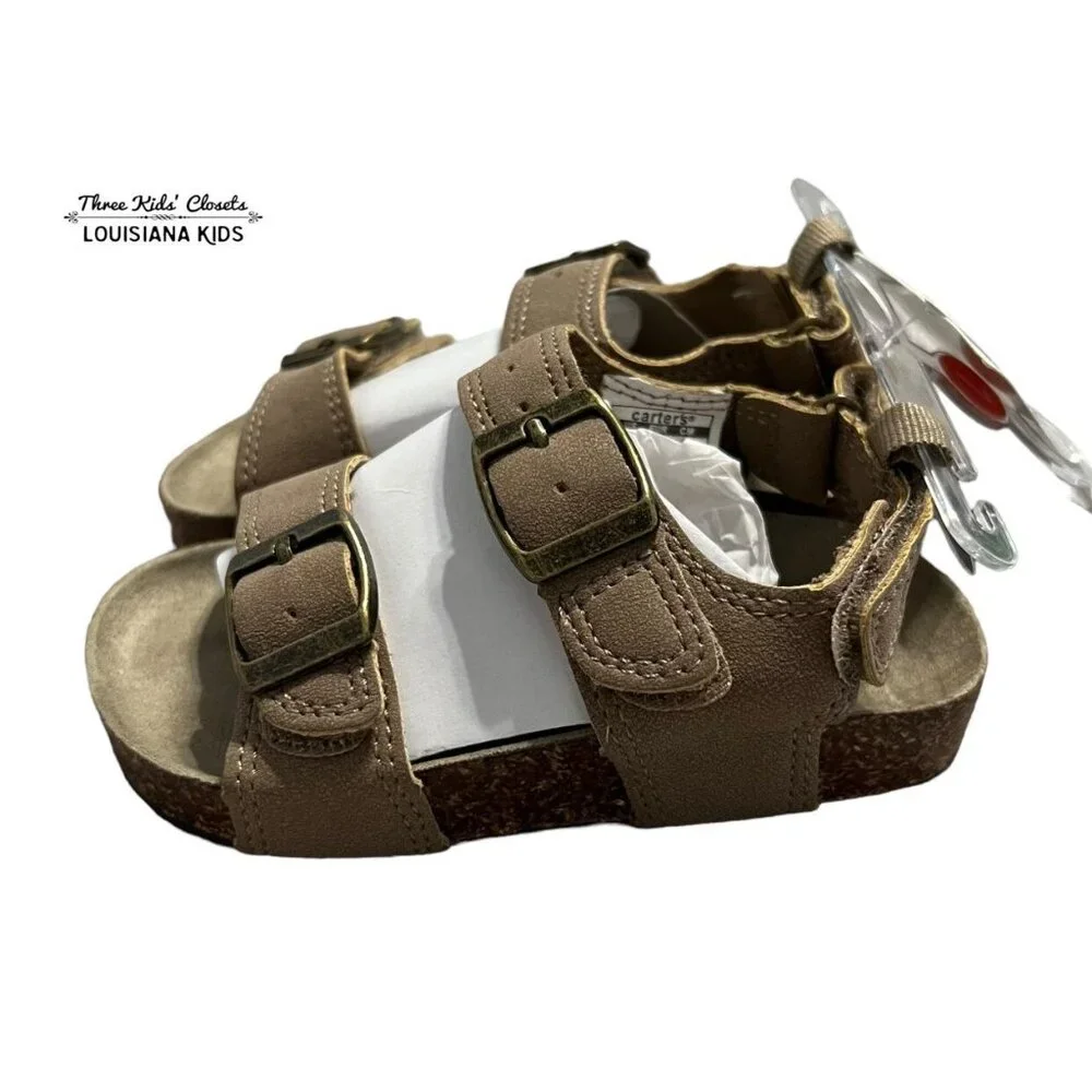 NEW Carter's Sz 7 Tan Sandals